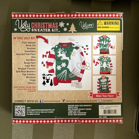 Ugly Christmas Sweater Kit - Picture 2 of 2
